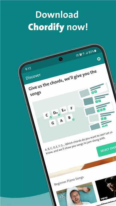 Chordify screenshot
