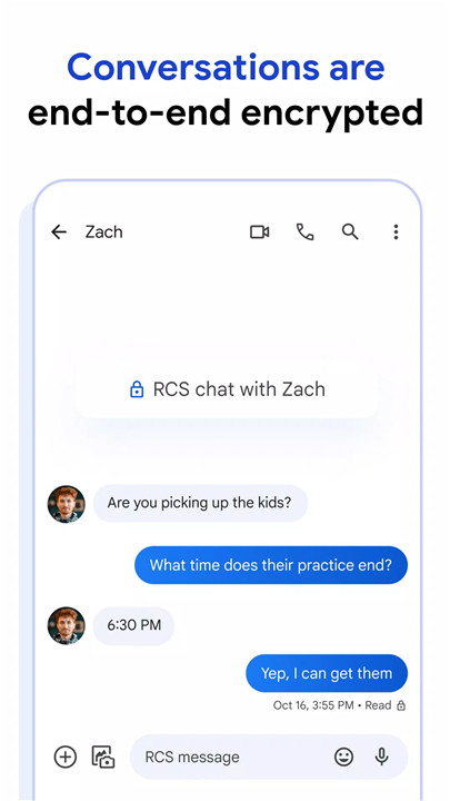 Google Messages screenshot