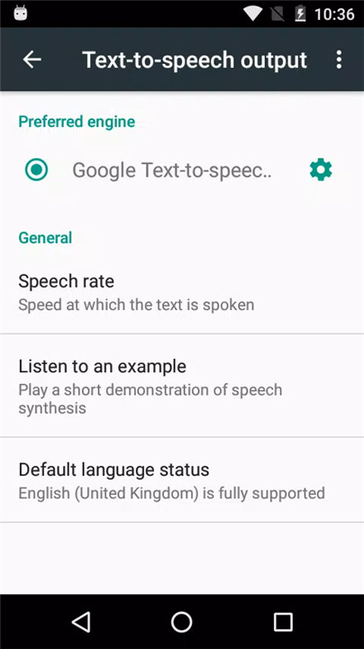 Speech Recognition & Synthesis screenshot