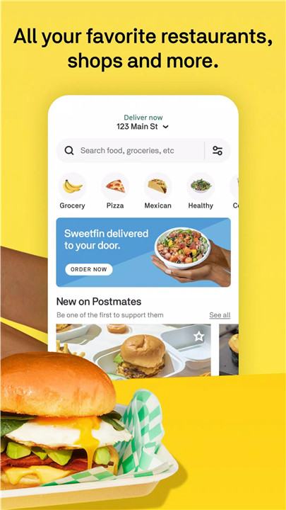 Postmates screenshot