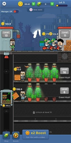 Weed Factory Idle screenshot