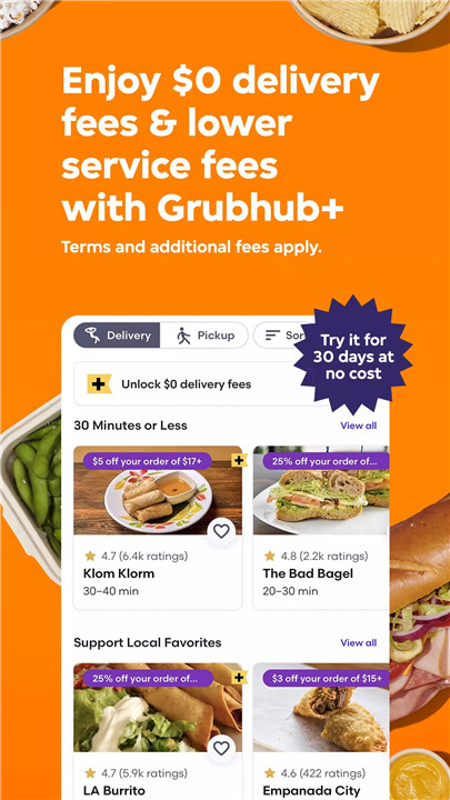 Grubhub screenshot