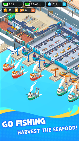 Seafood Inc - Tycoon, Idle screenshot