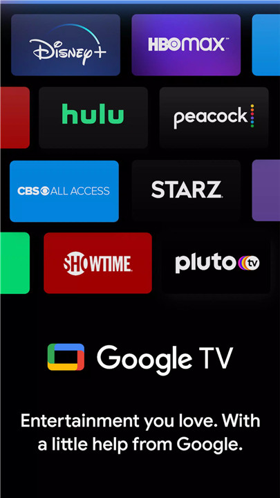 Google TV screenshot