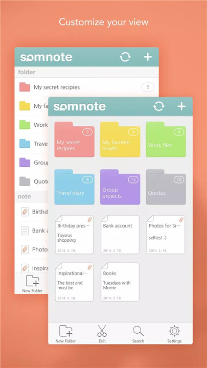 SomNote screenshot