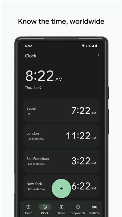 Clock screenshot