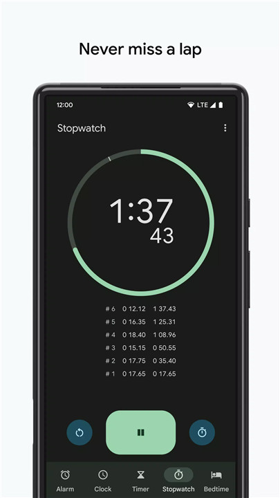 Clock screenshot