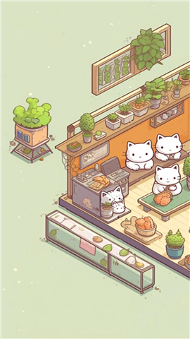 Meow Meow Cafe: Idle food Bar screenshot