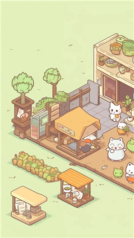 Meow Meow Cafe: Idle food Bar screenshot