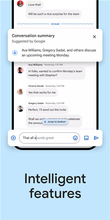 Google Chat screenshot