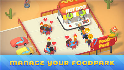 Idle Food Park Tycoon screenshot