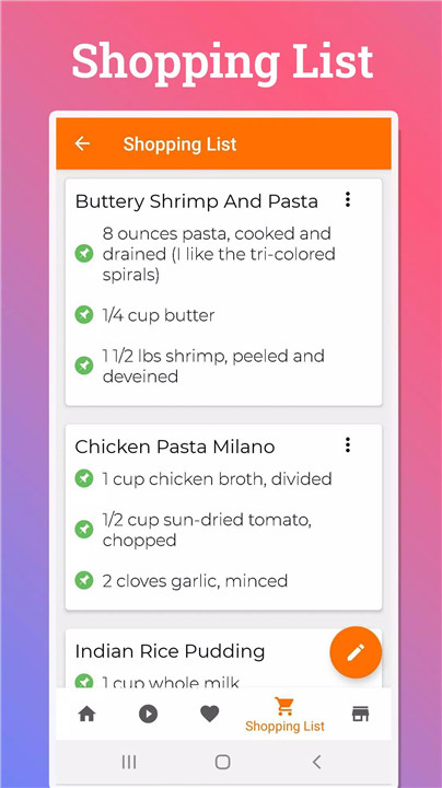 All Recipes Cookbook screenshot