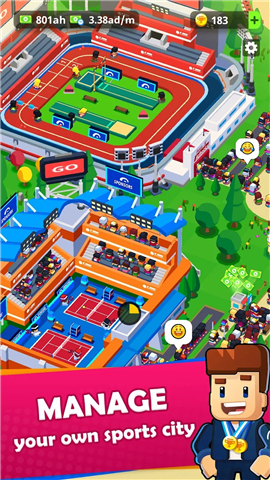 Sports City Tycoon: Idle Game screenshot