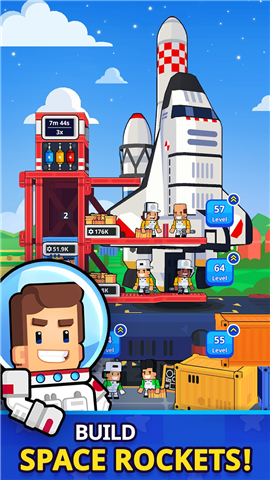 Rocket Star: Idle Tycoon Game screenshot