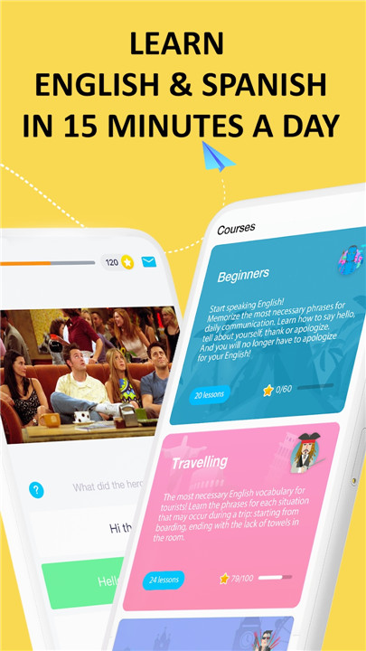 EWA: Learn English & Spanish screenshot