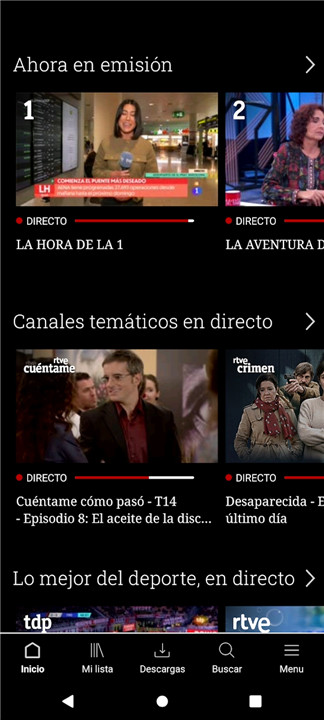 RTVE Play screenshot