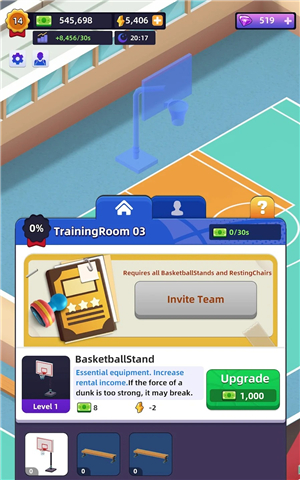 Idle Basketball Arena Tycoon screenshot