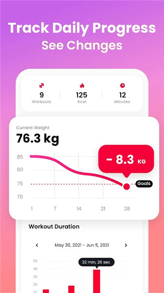 JustFit - Lazy Workout screenshot