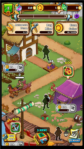 Royal Idle: Medieval Quest screenshot