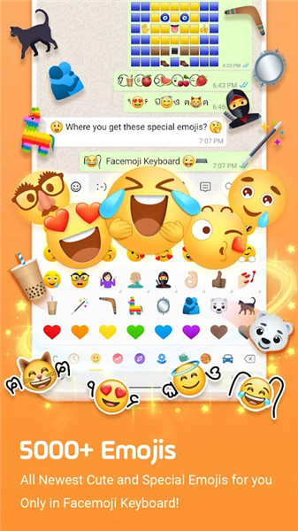 Facemoji Emoji Keyboard Pro screenshot