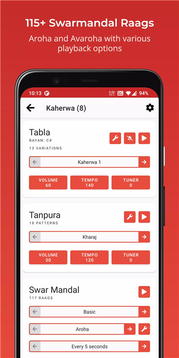 Rhythm with Tabla & Tanpura screenshot