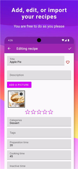 My Recipe Box screenshot