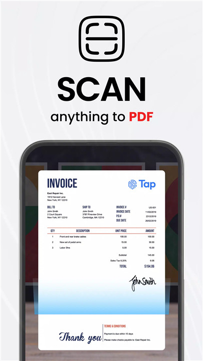 TapScanner screenshot