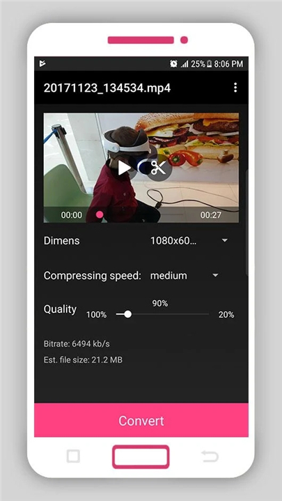 Smart Video Compressor resizer screenshot