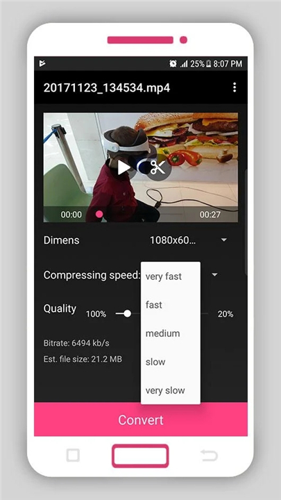 Smart Video Compressor resizer screenshot