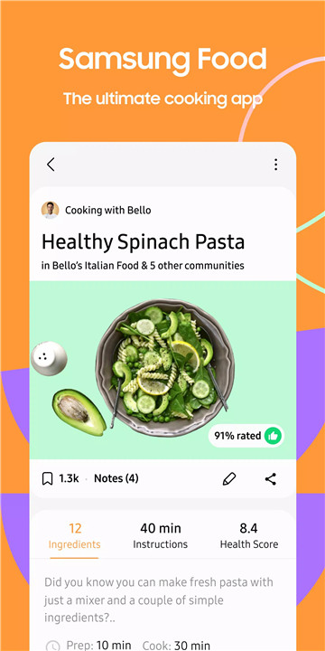 Samsung Food screenshot