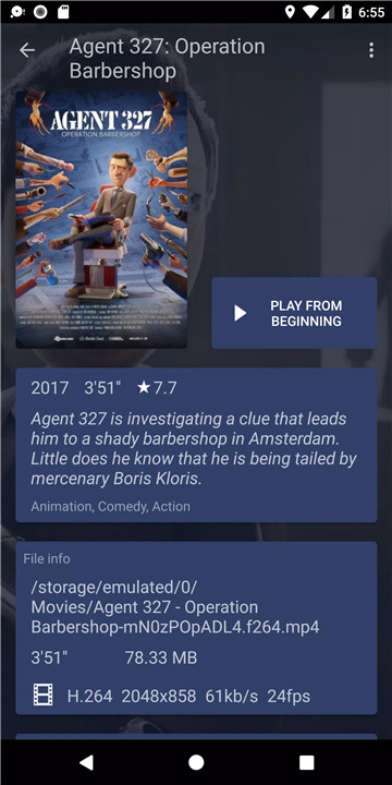 NOVA Video Player screenshot