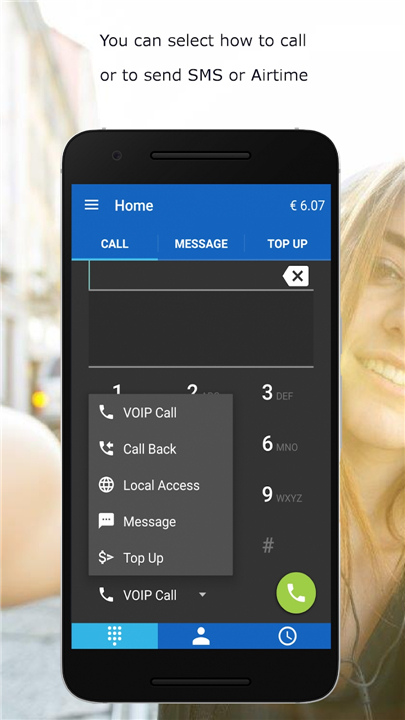 MobileVOIP screenshot