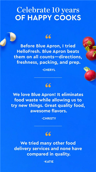 Blue Apron screenshot