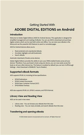 Adobe Digital Editions