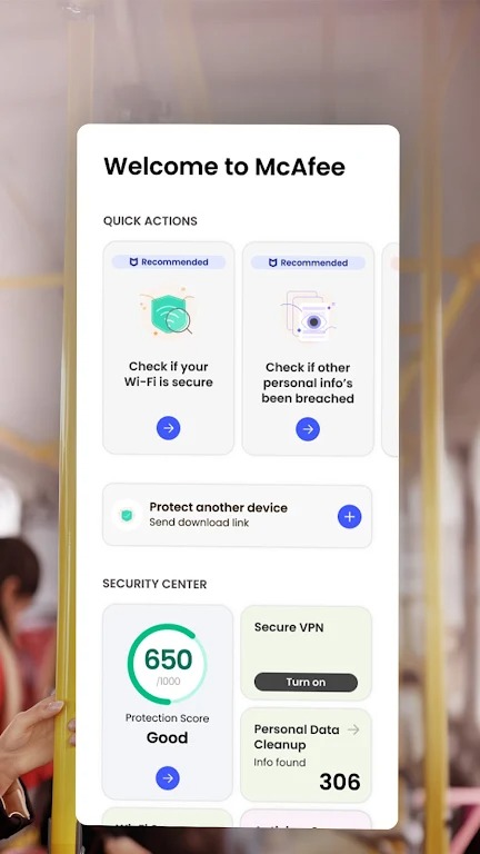 McAfee Security: Antivirus VPN screenshot