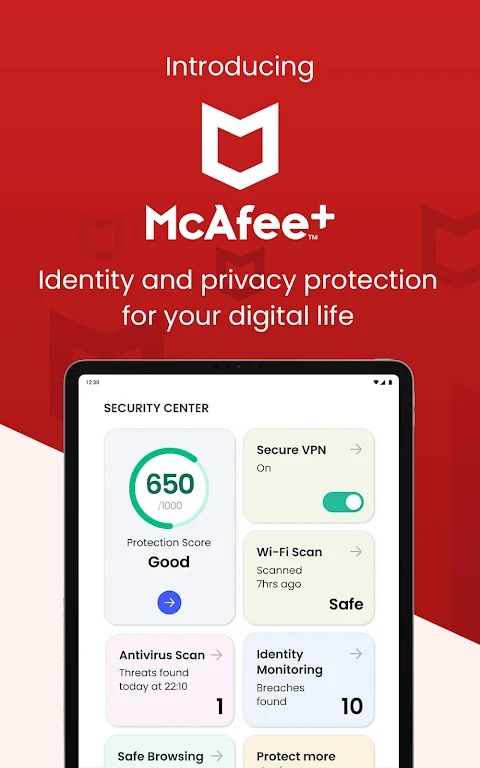 McAfee Security: Antivirus VPN