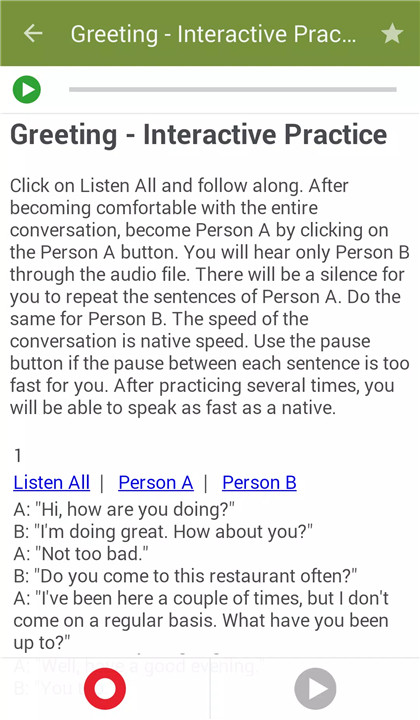 Learn to Speak English screenshot