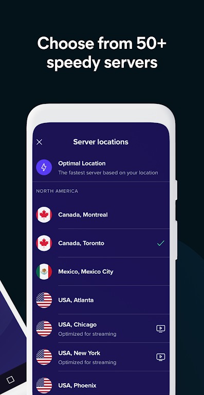 Avast VPN screenshot