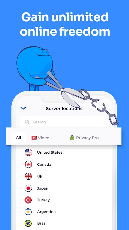 Atlas VPN screenshot