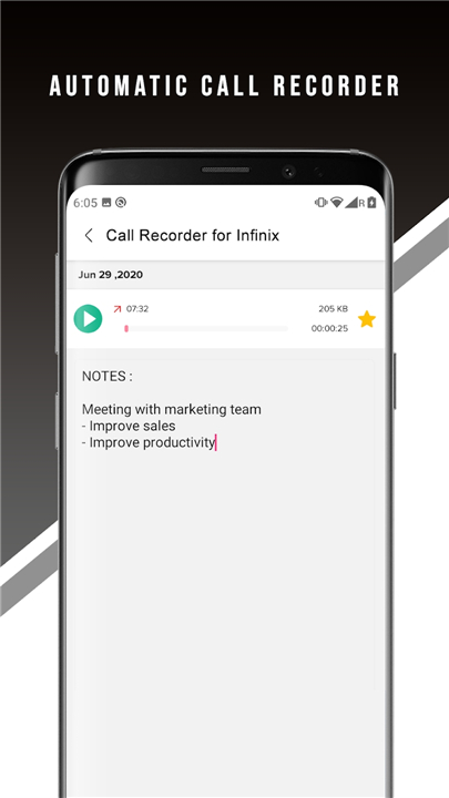 Infinix Call Recorder screenshot