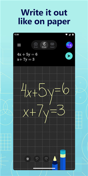 Microsoft Maths Solver screenshot