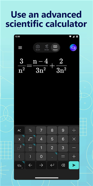 Microsoft Maths Solver screenshot