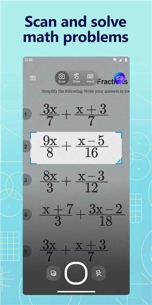 Microsoft Maths Solver screenshot