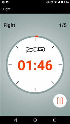 Boxing Round Interval Timer screenshot