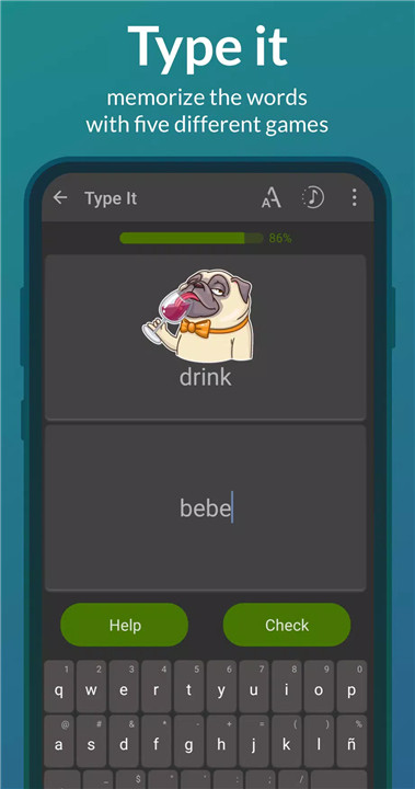 Flashcards screenshot