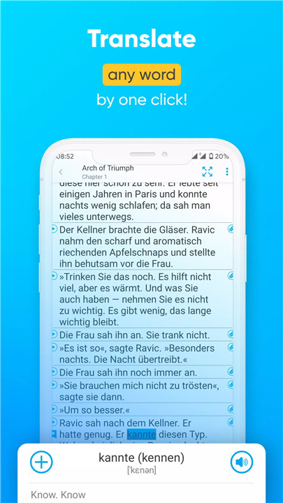 Parallel translation of books screenshot