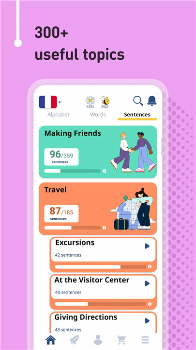 Learn French screenshot