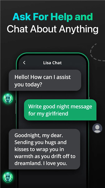 Lisa Chat: AI Bot Assistant screenshot