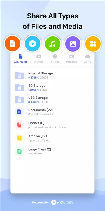 MX Share: File Share, Transfer screenshot