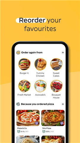 Glovo screenshot